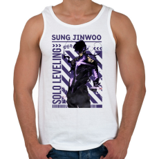 PRINTFASHION Solo Leveling Arise  - Férfi atléta - Fehér