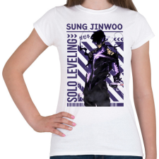 PRINTFASHION Solo Leveling Arise - Női póló - Fehér női póló