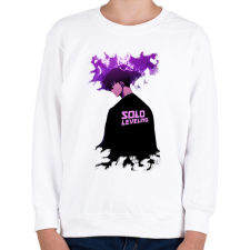 PRINTFASHION SOLO LEVELING - Gyerek pulóver - Fehér gyerek pulóver, kardigán