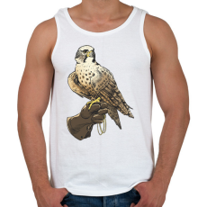 PRINTFASHION Sólyom - Férfi atléta - Fehér