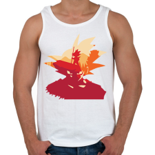 PRINTFASHION Son Goku - Férfi atléta - Fehér atléta, trikó