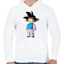 PRINTFASHION Son Gotan - Férfi kapucnis pulóver - Fehér férfi pulóver, kardigán