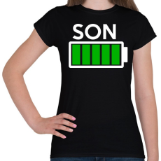 PRINTFASHION SON - Női póló - Fekete