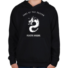 PRINTFASHION SONSOF THE DRAGON - Gyerek kapucnis pulóver - Fekete gyerek pulóver, kardigán