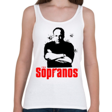 PRINTFASHION sopranos-draw - Női atléta - Fehér női trikó