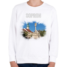 PRINTFASHION Sopron - Gyerek pulóver - Fehér gyerek pulóver, kardigán