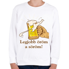 PRINTFASHION sör - Gyerek pulóver - Fehér