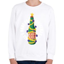 PRINTFASHION Sör karácsonyfa - Gyerek pulóver - Fehér gyerek pulóver, kardigán