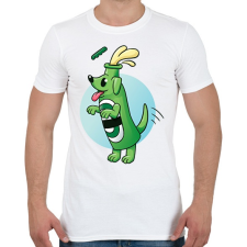 PRINTFASHION Sör kutya - Férfi póló - Fehér férfi póló