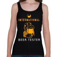 PRINTFASHION Sör tesztelő - Női atléta - Fekete