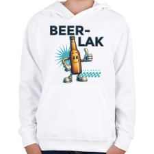 PRINTFASHION Söribarik - Gyerek kapucnis pulóver - Fehér gyerek pulóver, kardigán