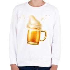 PRINTFASHION Sörözés  - Gyerek pulóver - Fehér