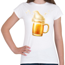 PRINTFASHION Sörözés  - Női póló - Fehér női póló