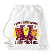 PRINTFASHION Sörözés - Sportzsák, Tornazsák - Fehér tornazsák