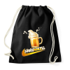 PRINTFASHION Sörözés  - Sportzsák, Tornazsák - Fekete