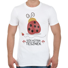 PRINTFASHION Sós kútba tesznek - Férfi póló - Fehér férfi póló