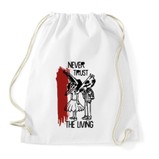 PRINTFASHION Sose bízz - Sportzsák, Tornazsák - Fehér tornazsák