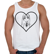 PRINTFASHION Soul Eater - Maka - Férfi atléta - Fehér