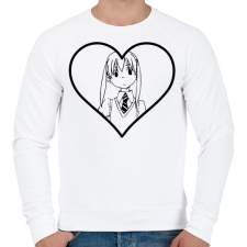 PRINTFASHION Soul Eater - Maka - Férfi pulóver - Fehér férfi pulóver, kardigán