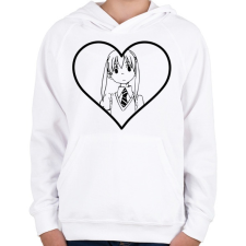 PRINTFASHION Soul Eater - Maka - Gyerek kapucnis pulóver - Fehér gyerek pulóver, kardigán