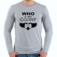 PRINTFASHION south park - who is the coon - Férfi hosszú ujjú póló - Sport szürke