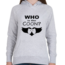 PRINTFASHION south park - who is the coon - Női kapucnis pulóver - Sport szürke női pulóver, kardigán