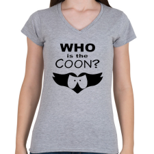 PRINTFASHION south park - who is the coon - Női V-nyakú póló - Sport szürke női póló