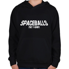 PRINTFASHION Spaceballs - Gyerek kapucnis pulóver - Fekete