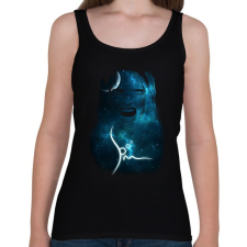 PRINTFASHION spacemascream-01.png - Női atléta - Fekete női trikó