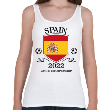 PRINTFASHION Spain 2022 - Női atléta - Fehér női trikó