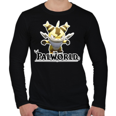 PRINTFASHION Sparkit - palworld - Férfi hosszú ujjú póló - Fekete