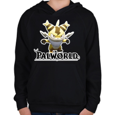 PRINTFASHION Sparkit - palworld - Gyerek kapucnis pulóver - Fekete gyerek pulóver, kardigán