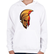 PRINTFASHION Sparta - Gyerek kapucnis pulóver - Fehér gyerek pulóver, kardigán