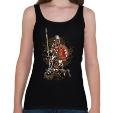 PRINTFASHION Sparta - Női atléta - Fekete női trikó