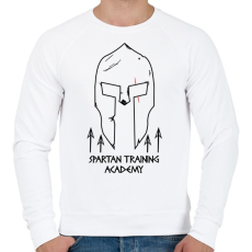 PRINTFASHION Spártai akadémia - Férfi pulóver - Fehér
