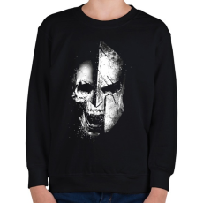 PRINTFASHION Spártai harcos - Gyerek pulóver - Fekete
