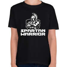 PRINTFASHION Spartan harcos - Gyerek póló - Fekete gyerek póló