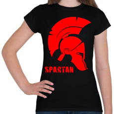 PRINTFASHION spartan - Női póló - Fekete