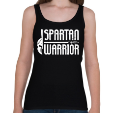 PRINTFASHION Spartan Warrior - Női atléta - Fekete