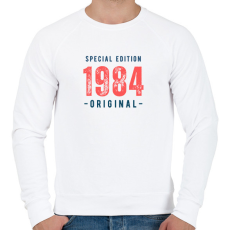 PRINTFASHION Special edition 1984 original - Férfi pulóver - Fehér