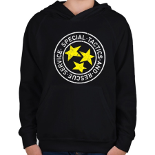 PRINTFASHION special - Gyerek kapucnis pulóver - Fekete gyerek pulóver, kardigán