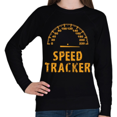 PRINTFASHION speed tracker - Női pulóver - Fekete