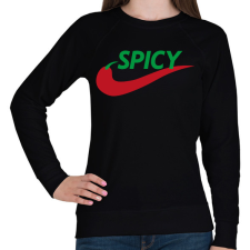 PRINTFASHION Spicy - Női pulóver - Fekete női pulóver, kardigán