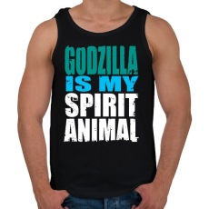 PRINTFASHION Spirit Animal - Férfi atléta - Fekete