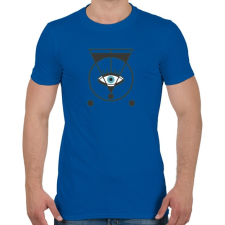 PRINTFASHION Spiritual eye - mindent látó szem - Férfi póló - Királykék férfi póló