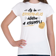 PRINTFASHION Spirituális állat - Női póló - Fehér