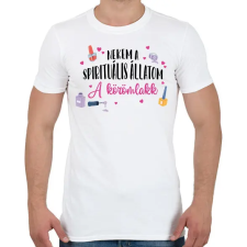 PRINTFASHION Spirituális állatom - Körömlakk - Férfi póló - Fehér férfi póló