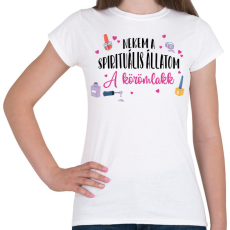 PRINTFASHION Spirituális állatom - Körömlakk - Női póló - Fehér
