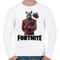 PRINTFASHION Splinter - fortnite - Férfi pulóver - Fehér
