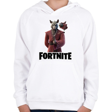 PRINTFASHION Splinter - fortnite - Gyerek kapucnis pulóver - Fehér